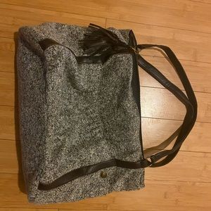 Huge Anthropologie kimchi blue weekender travel overnight bag